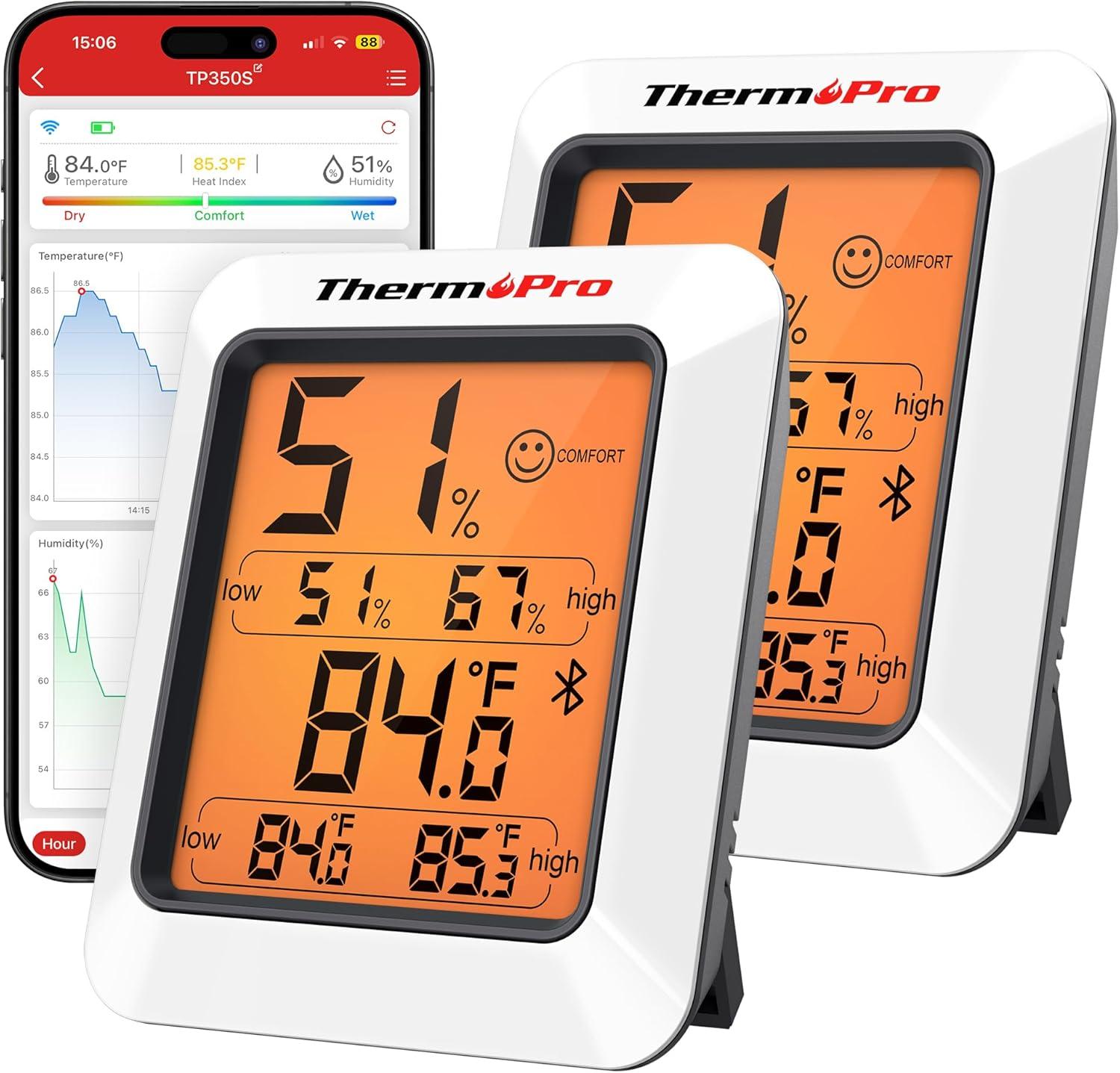 ThermoPro TP350 Tested: 2-Year Data Export, Bluetooth, Surprising for Greenhouse Use