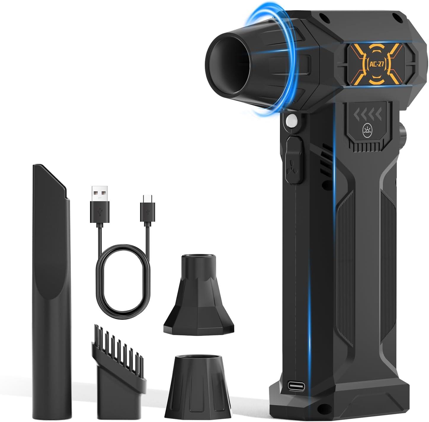 Electric Air Duster-380k RPM vs Compressed Can Replacement: Tested for Adjustable Home Use