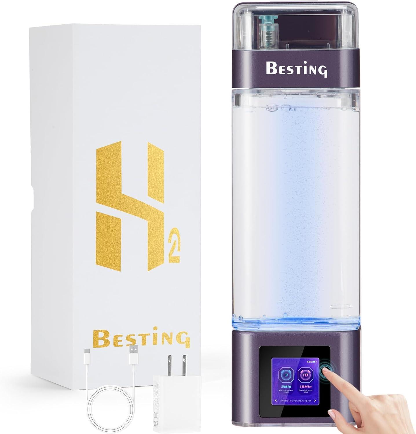 Hydrogen Water Bottle Showdown: 9000ppb Tested, Smart Touchscreen for On-the-Go Hydration?