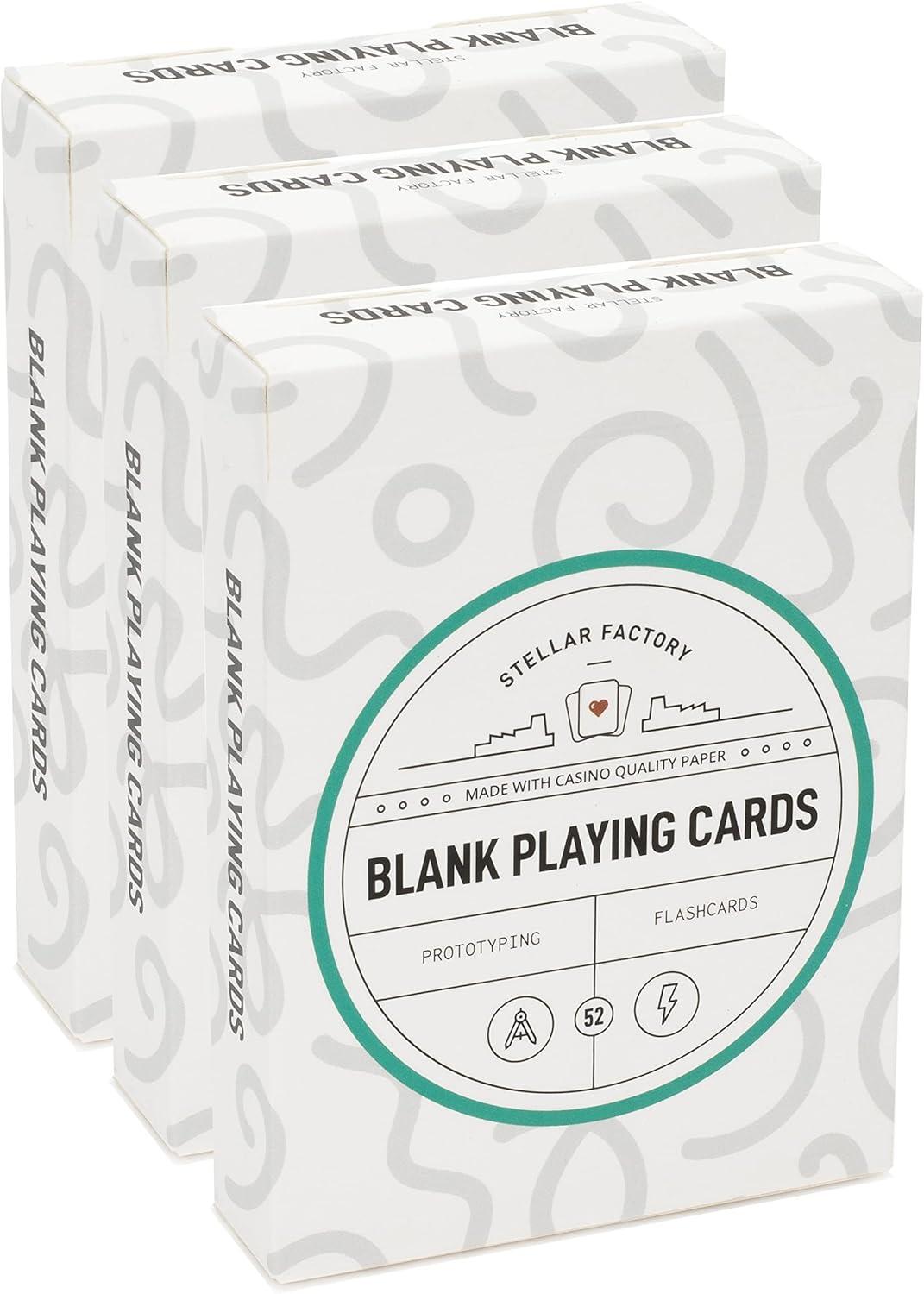 Stellar Factory Blank Cards: Tested for Prototyping Needs