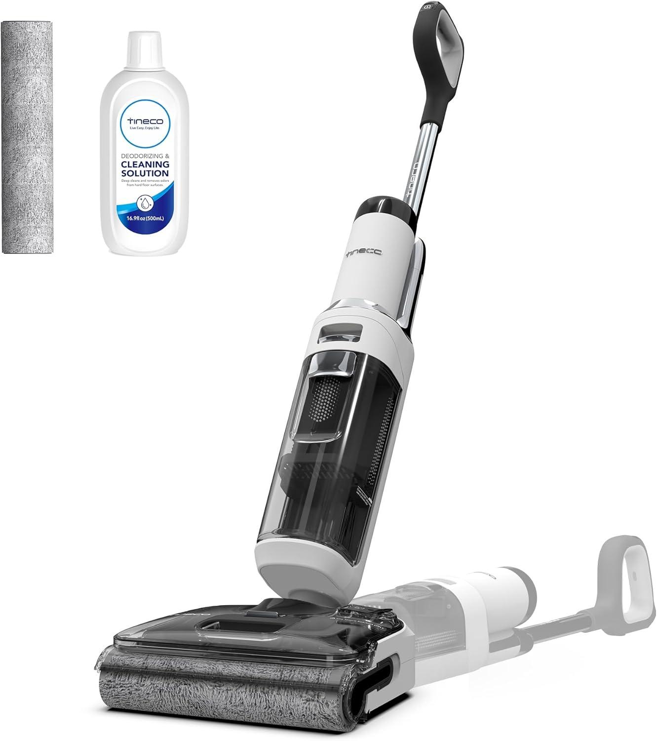 Tineco Floor ONE: 40-Minute Runtime, 180° Lay-Flat Mop, Flashdry Tech - Versus Traditional Vacuums
