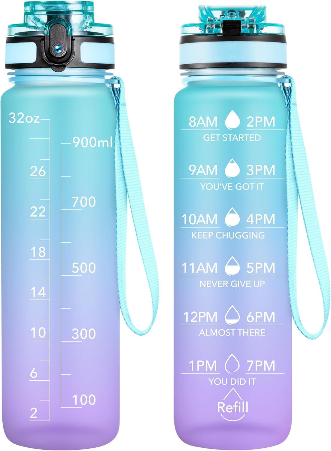 Surprising Eco-Friendly Insight: BPA-Free Sports Bottles, Leak-Proof & Time-Marker Tested!