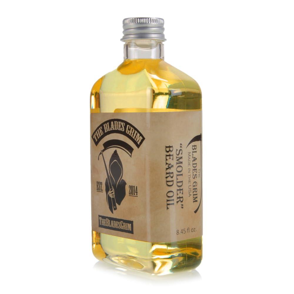 Showdown: Smolder 8.45oz (Made in USA) Beard Oil - Healthy Growth & Silky Texture