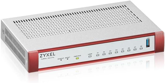 Zyxel USGFLEX100HP Firewall: 50 Users, Nebula Cloud, & 1x PoE+ - Tested for Remote Work Needs