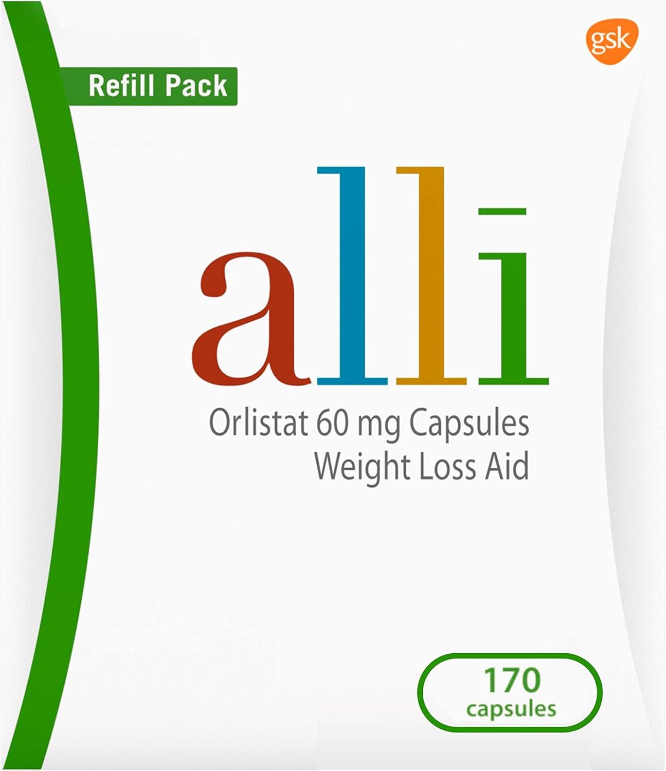 Alli: Tested 25% Fat Blocker vs. 170 Count Refill Diet Pills