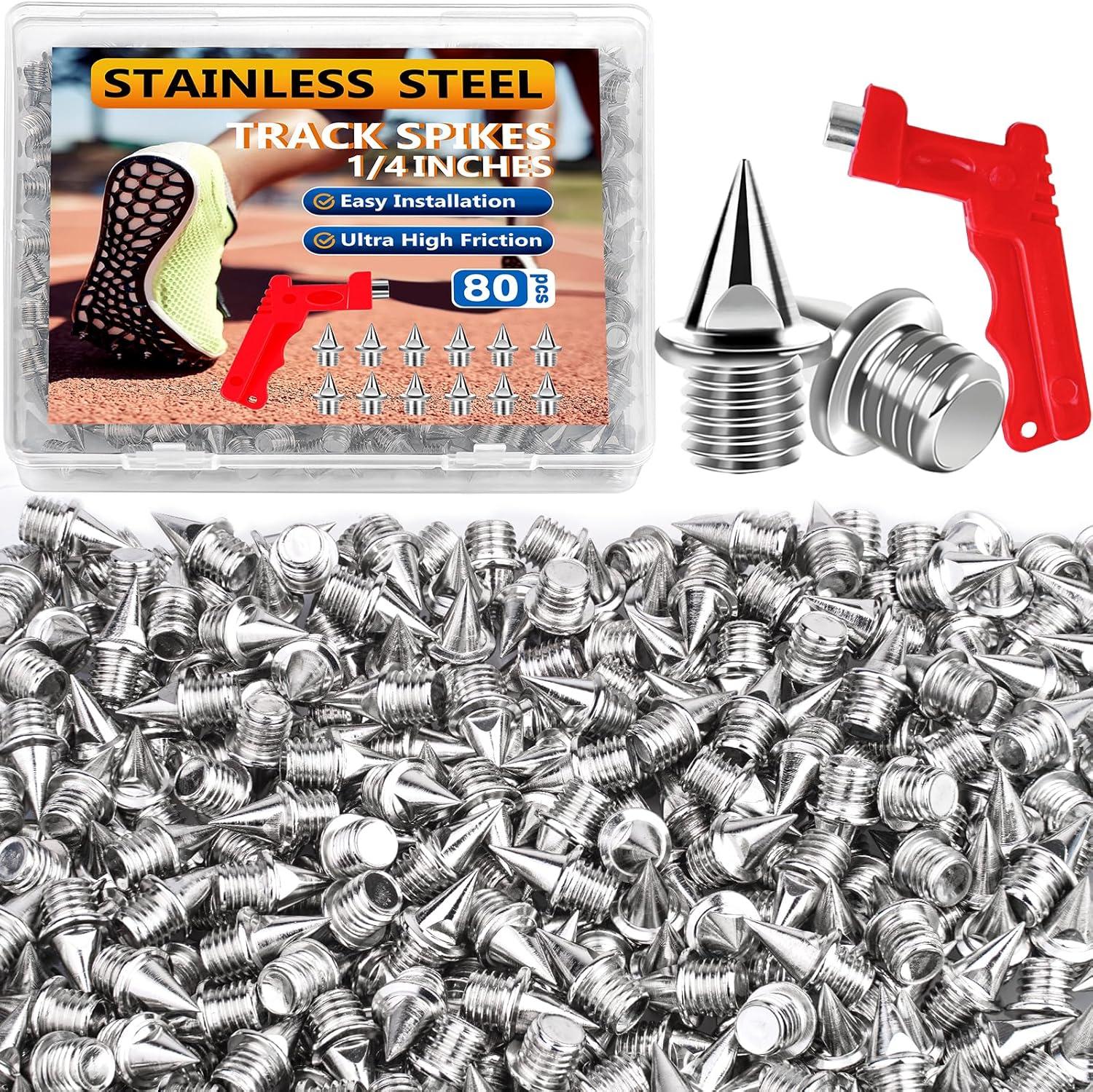 Showdown: 80/260 Pcs Track Spikes vs Stainless Steel Wrench - Sprinter's Surprising Pick