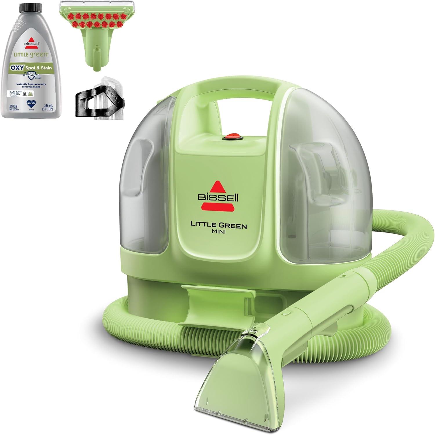 Bissell Mini vs. Tea Green 4075: HydroRinse Tool, 4" Stain Tool Tested for Carpet Care