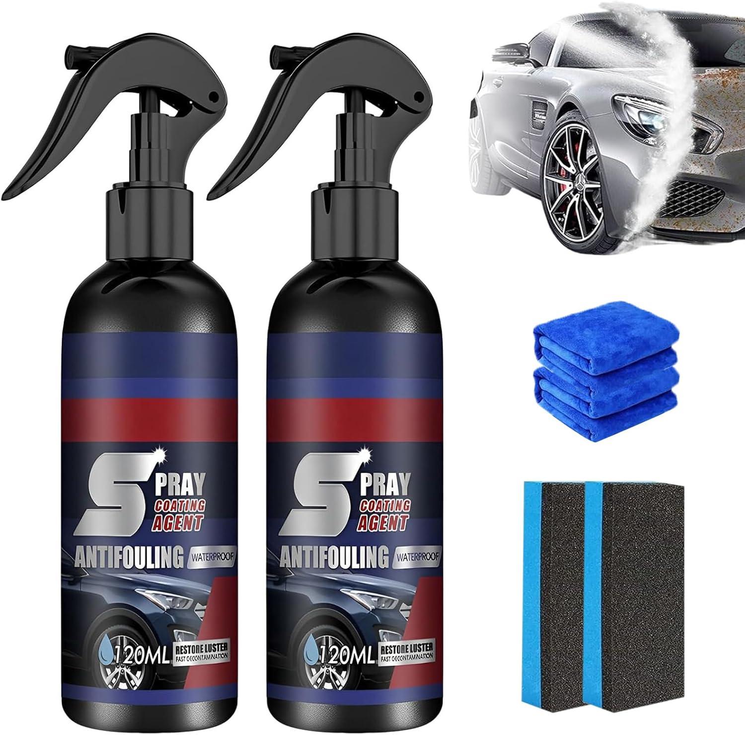 Car Care Showdown: 2PC Multi-Functional vs 3-in-1 Ceramic Coating (Quick-Dry Spray Agent)