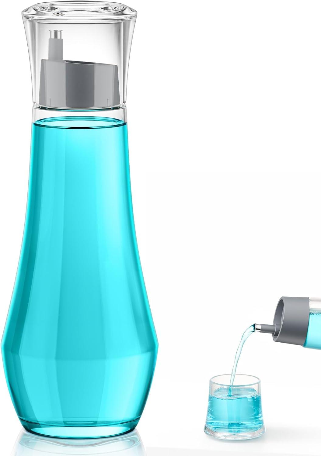 Mouthwash Dispensers with a Surprising Dust Lid Twist