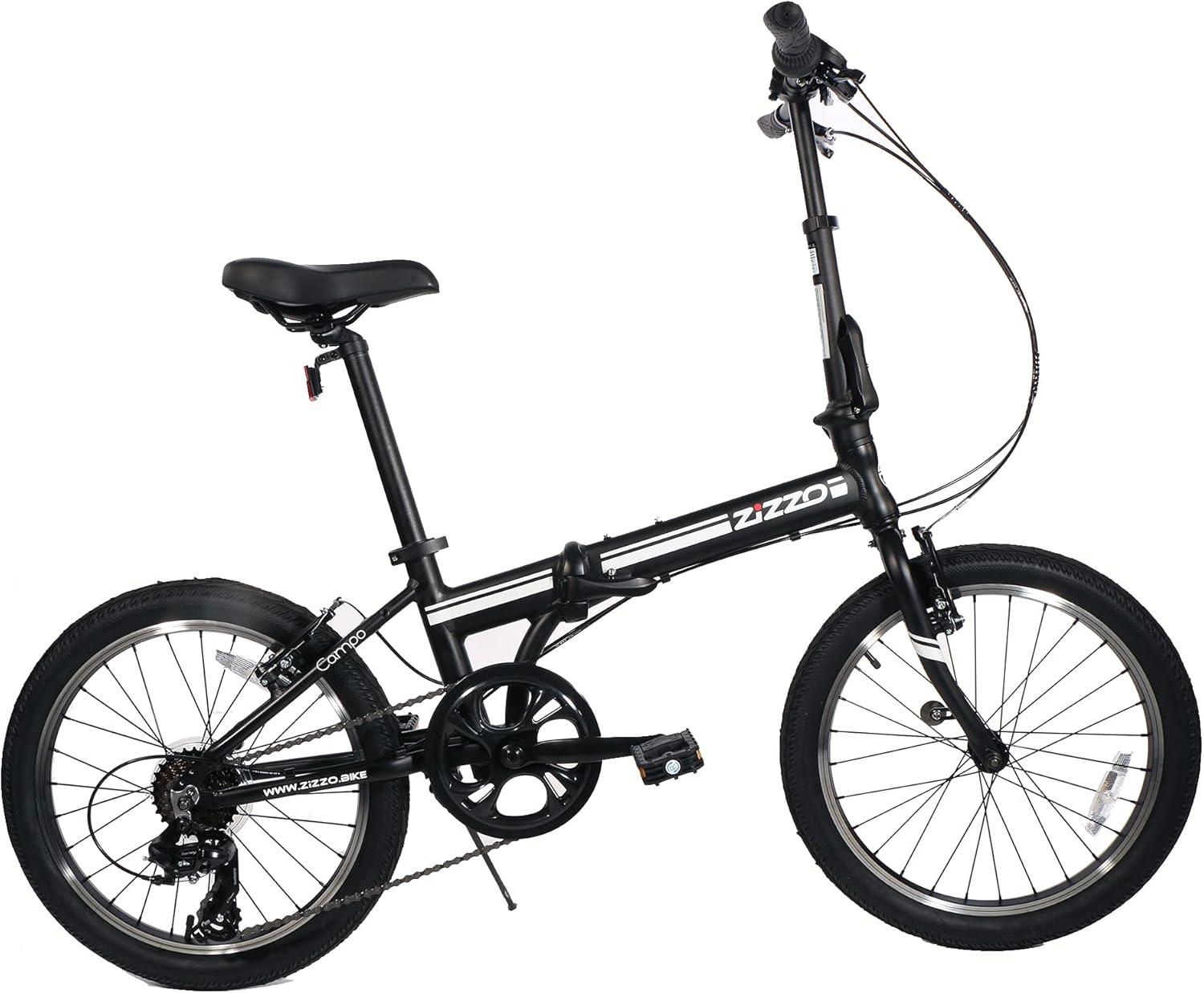 Folding Bike Showdown: Zizzo Campo's 20-Inch Light Weight & 7-Speed Tested for Commuters