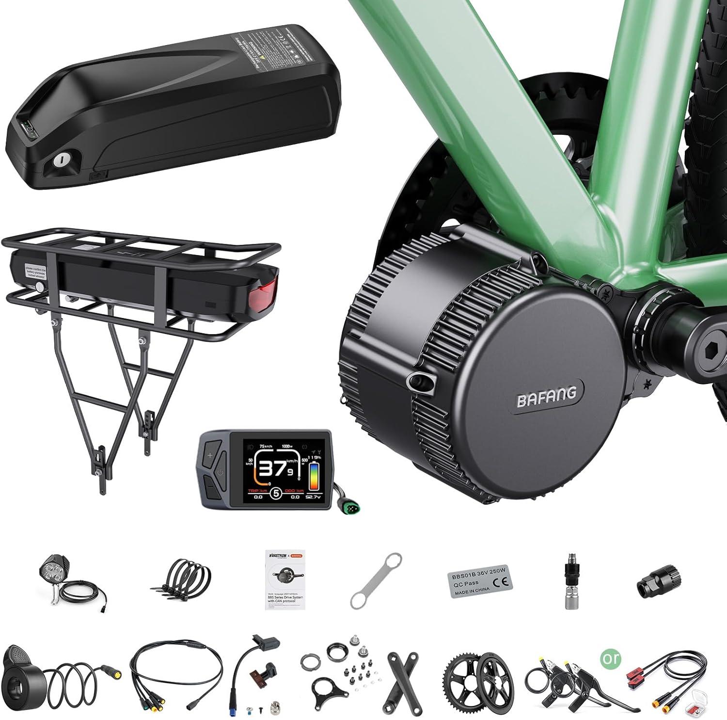 BAFANG Mid Drive Kit Showdown: 750W Power, 48V System, BBS02B Compatibility, & Optional Display (Surprising Insight for 2024 Ebike Buyers)