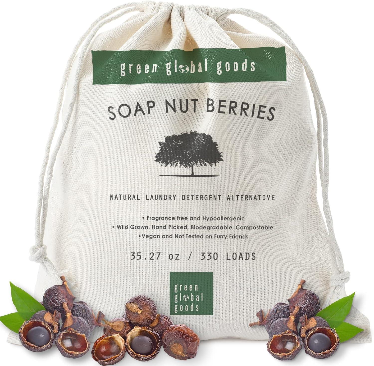 Versus Chemical Detergent: 330 Loads, Eco-Friendly Berries (Burlap Backpack)