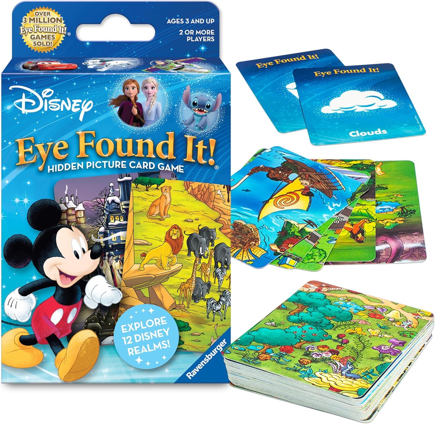 Disney-Themed Eye Found It vs. Spot It: Tested for Family Fun & Learning