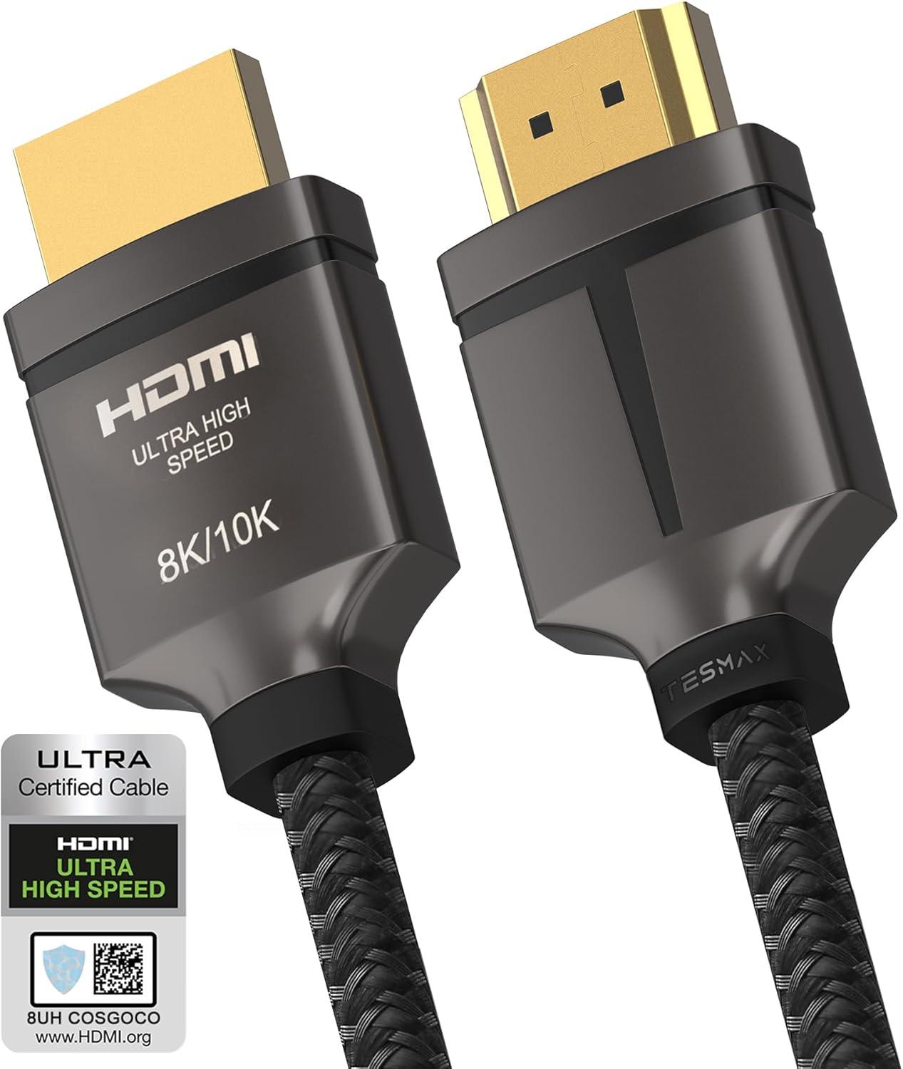 8K HDMI Cable Tested: 48Gbps, 8K60Hz, & eARC for 4K, Gaming, & Streaming