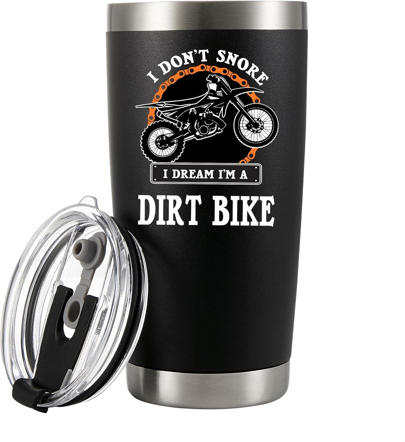 Surprising Gifting Insight: 3D Dirtbike Lamp & Snore-Proof Tumbler for Adventure Lovers