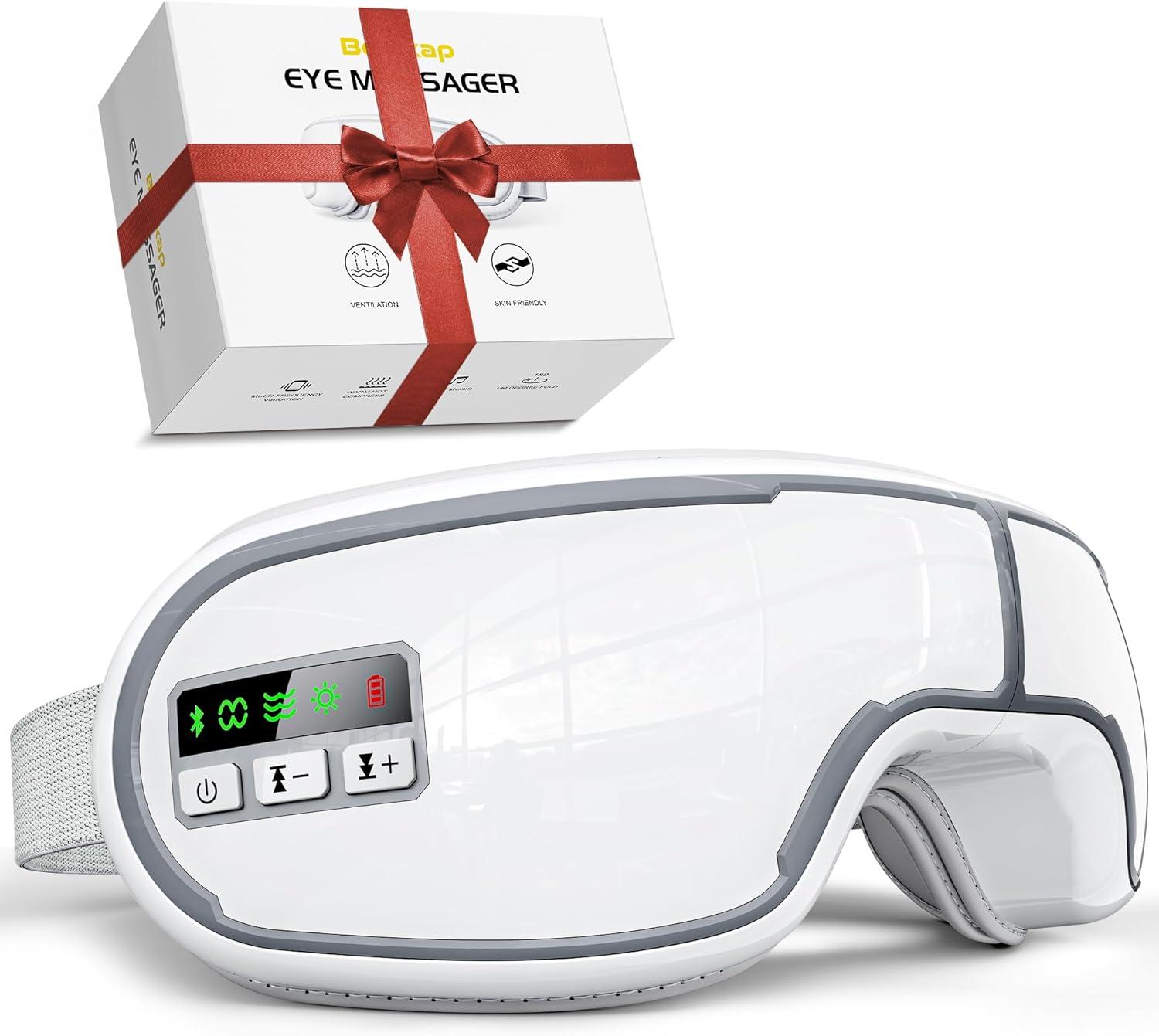 Surprising Eye Massager Benefits: Heat, Music, Compression, & Sleep Mask for Holiday Gift Buyers