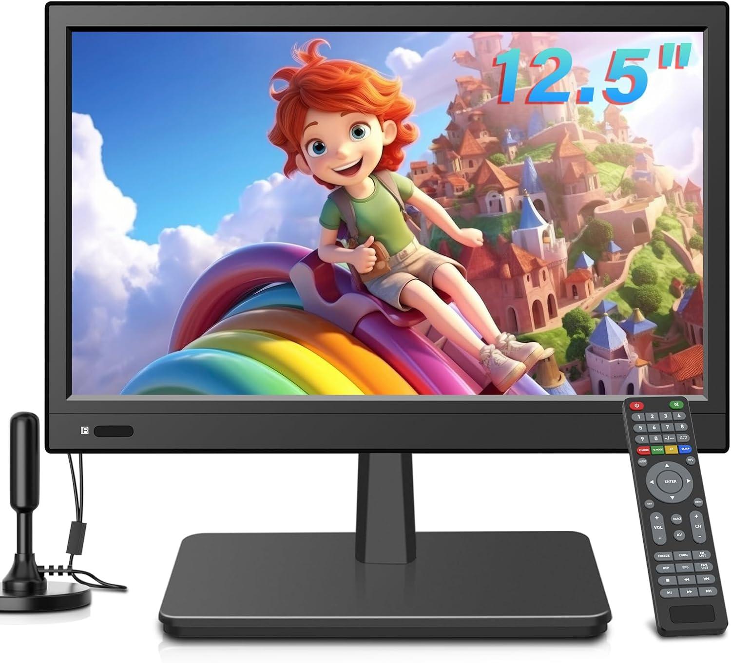 Surprising 12.5-Inch Portable TV Showdown: No Subscription, Ultra-Portable