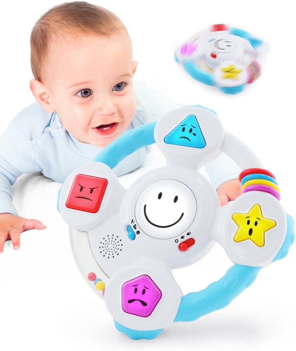 Best Spin & Learn Steering Wheel: Tested For Toddlers, Shapes & Music Fun... Great Birthday Gift!