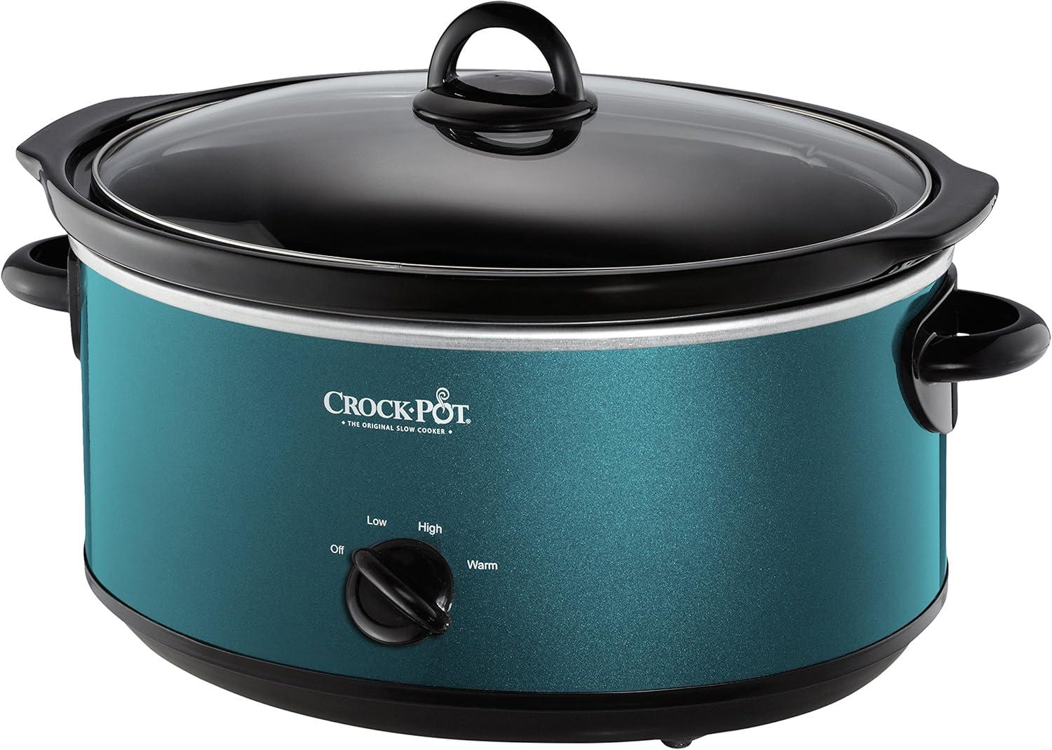 Crockpot Manual 7-Qt Tested Versus Turquoise Insight...Slow Cook beauty!