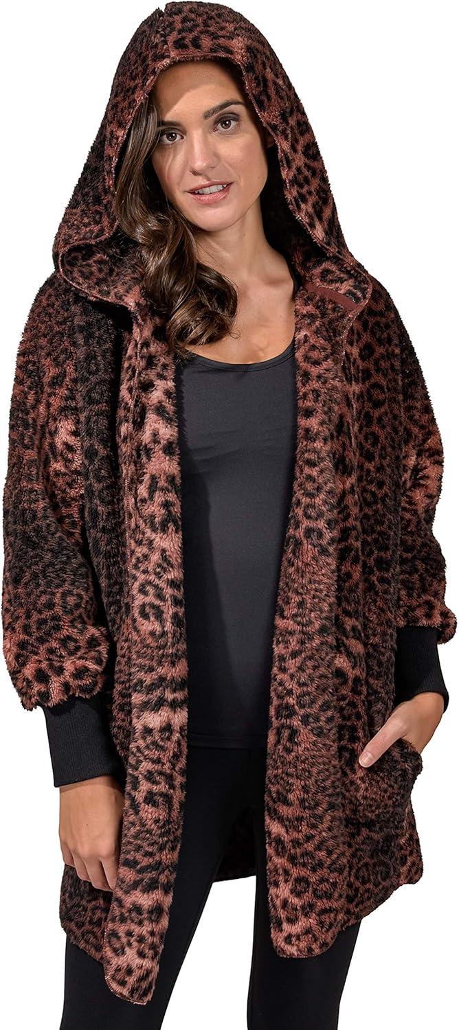 90-Deg vs Soft Sherpa Hood Open Cardi... Comfy Trend Key!