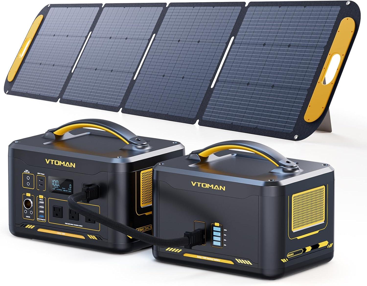 Vtoman Showdown: 3096Wh Solar Generator Unveiled Versus LiFePO4 Power… Efficiency Wins!