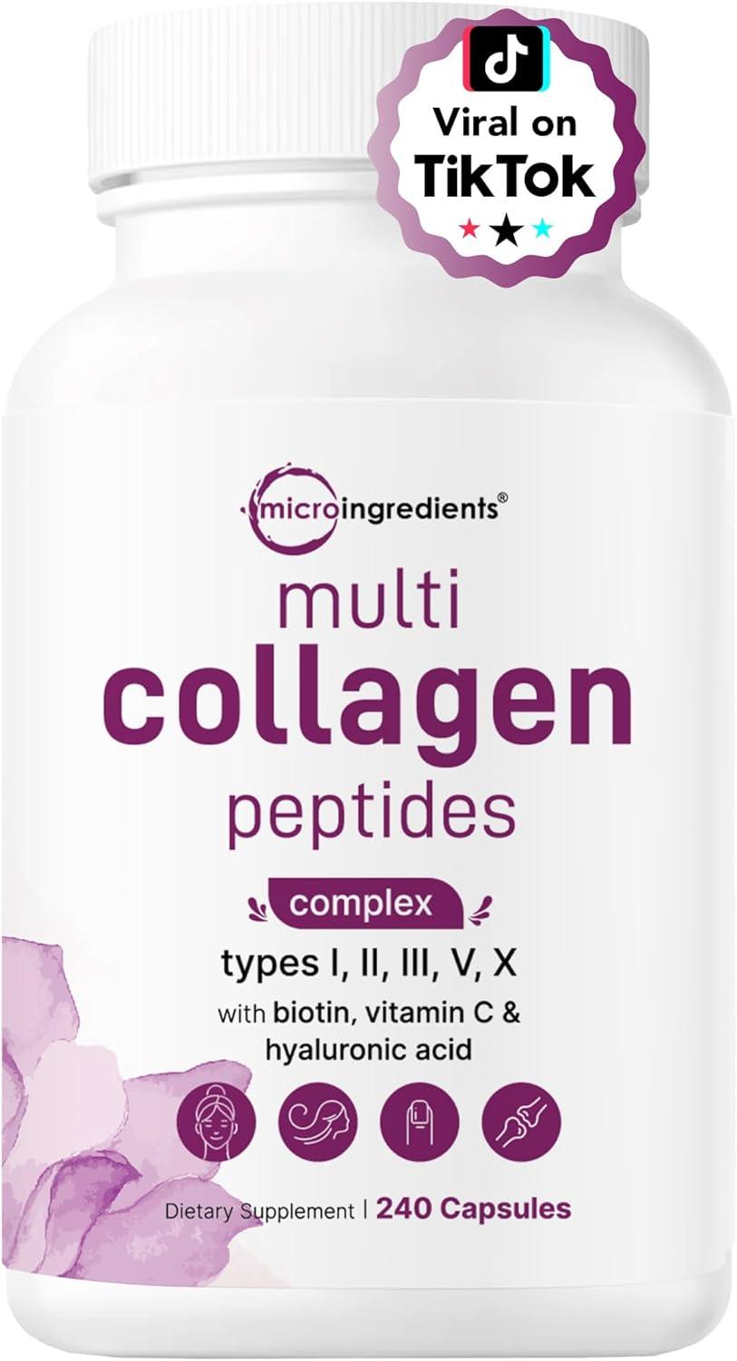 Comparative Insight: Micro Collagen vs. Hyaluronic Acid (240 Capsules)...Mix Works!