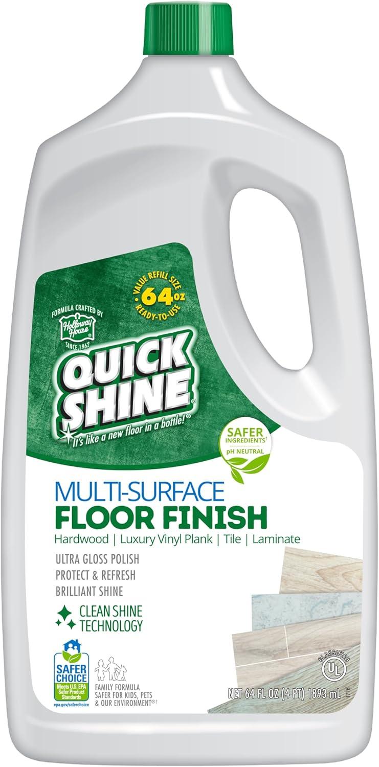 Shine-Tested on 5 Surfaces: Quick Shine vs. Multi-Purpose Floor Finish... Đức tin!
