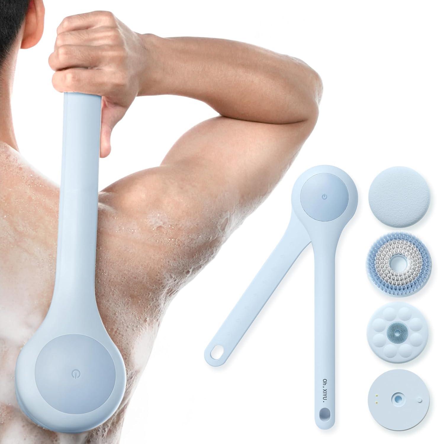 Dual-Handle, Waterproof Power Scrubber Showdown: Surprising Skin Results Test…