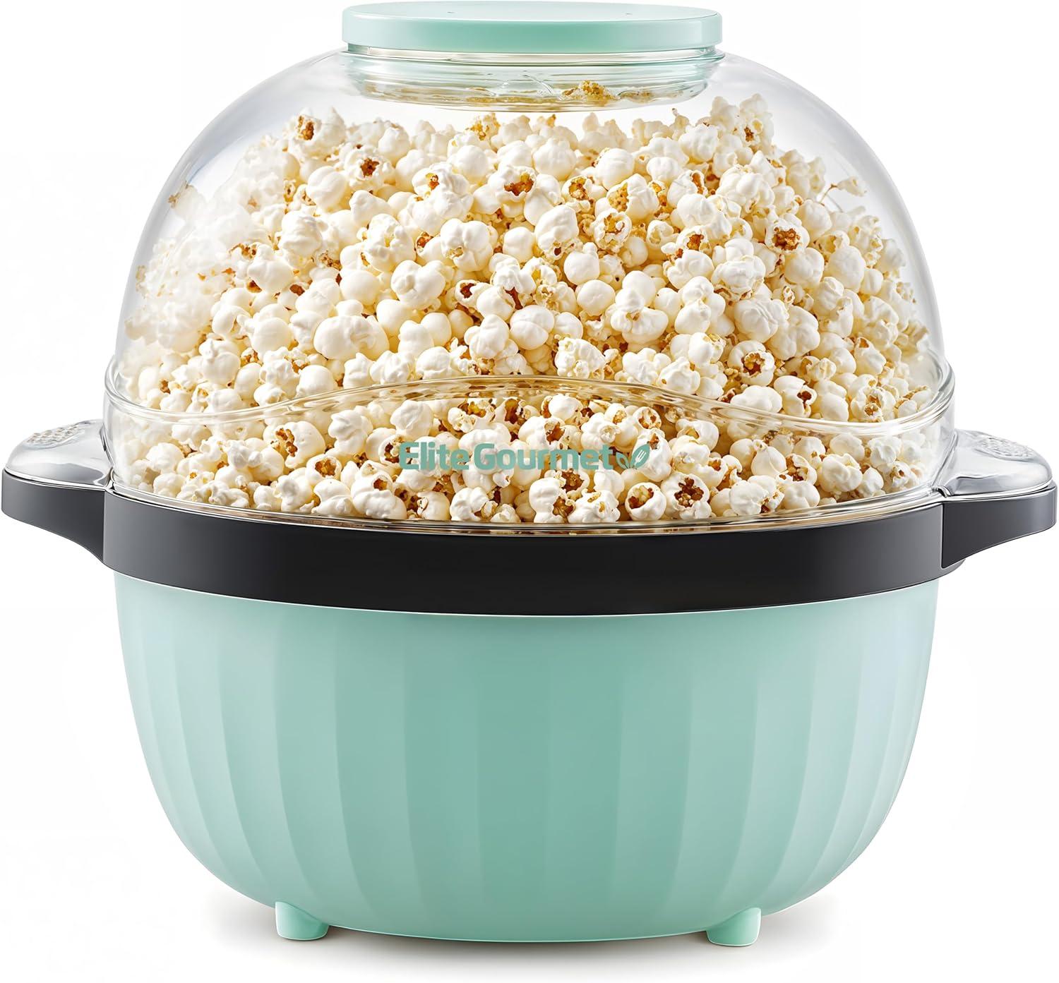 Elite Gourmet Popcorn Popper: 18-Cup + ETL Tested... for Movie Nights?