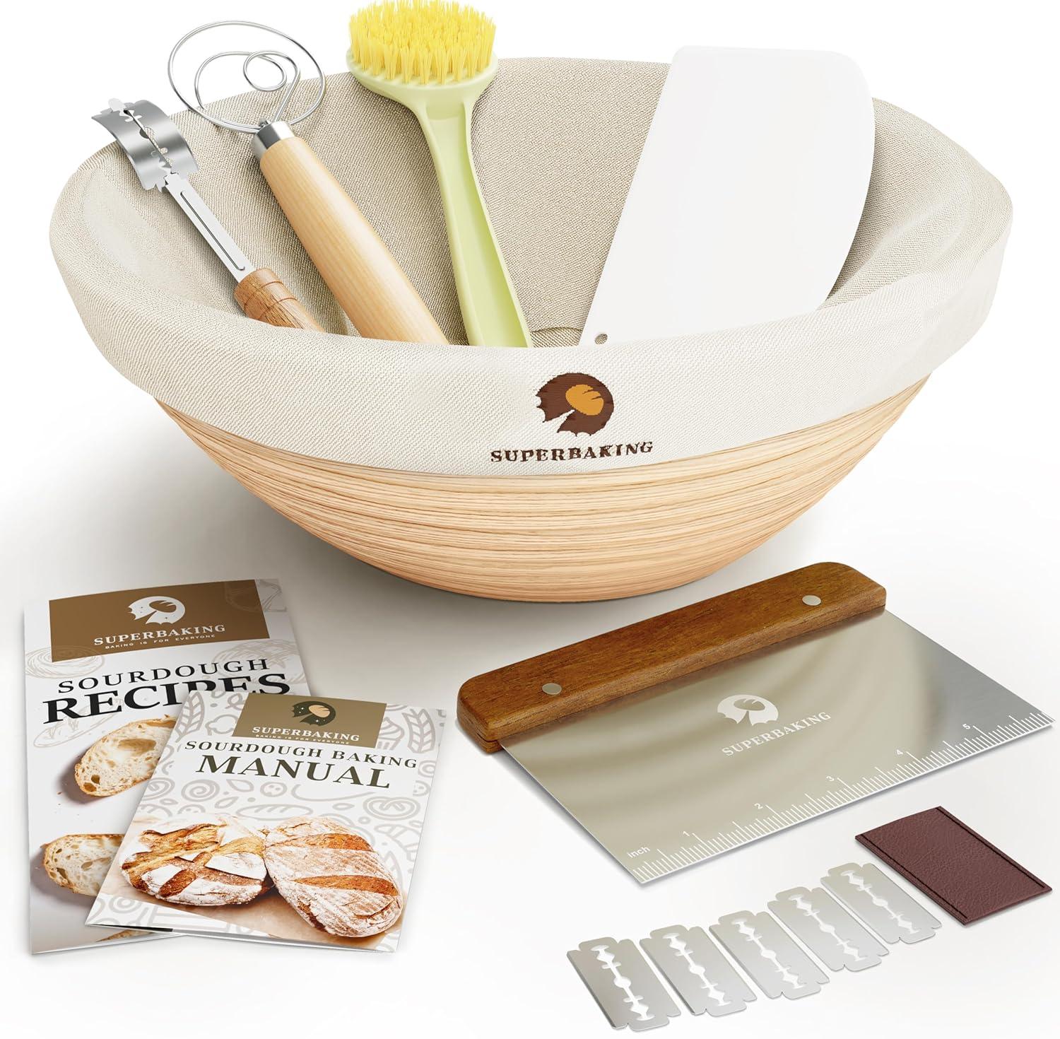 Sourdough Baking Showdown: Grooved Banneton, Hydration Calculator… Thermometer, and Wood-Lid Gift Set?