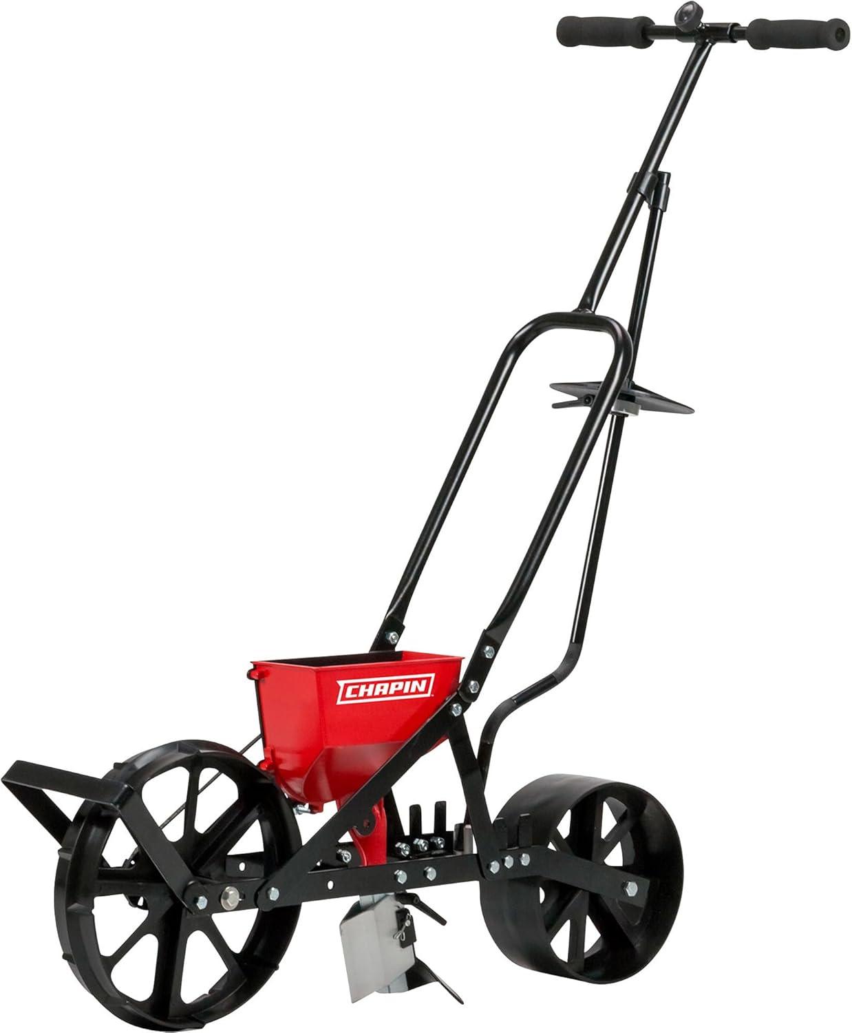 Chapin 8701B Garden Seeder Showdown: 6 Plates, Zinc Blade, Row Marker, Powder Frame