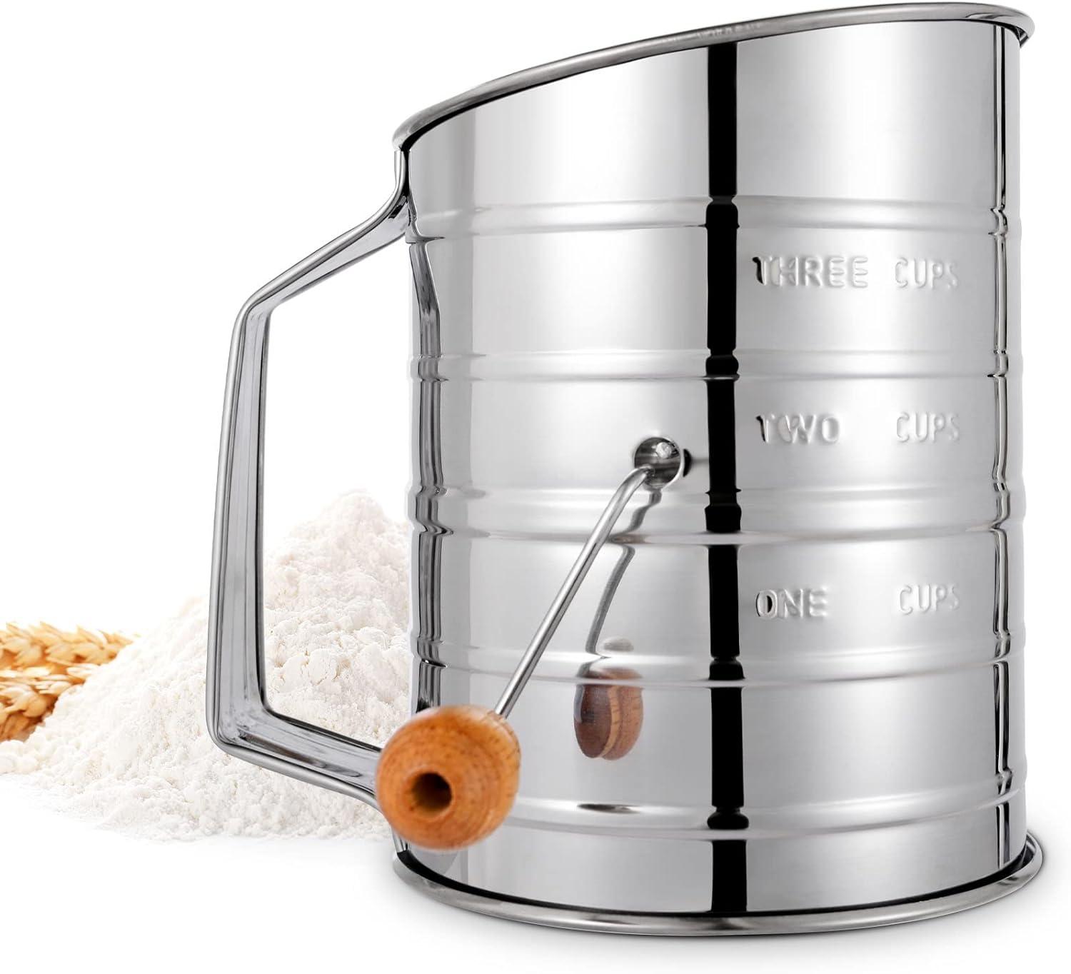 Showdown: Loop Agitator Sifter Tested vs. Stainless Steel Crank For Baking Efficiency