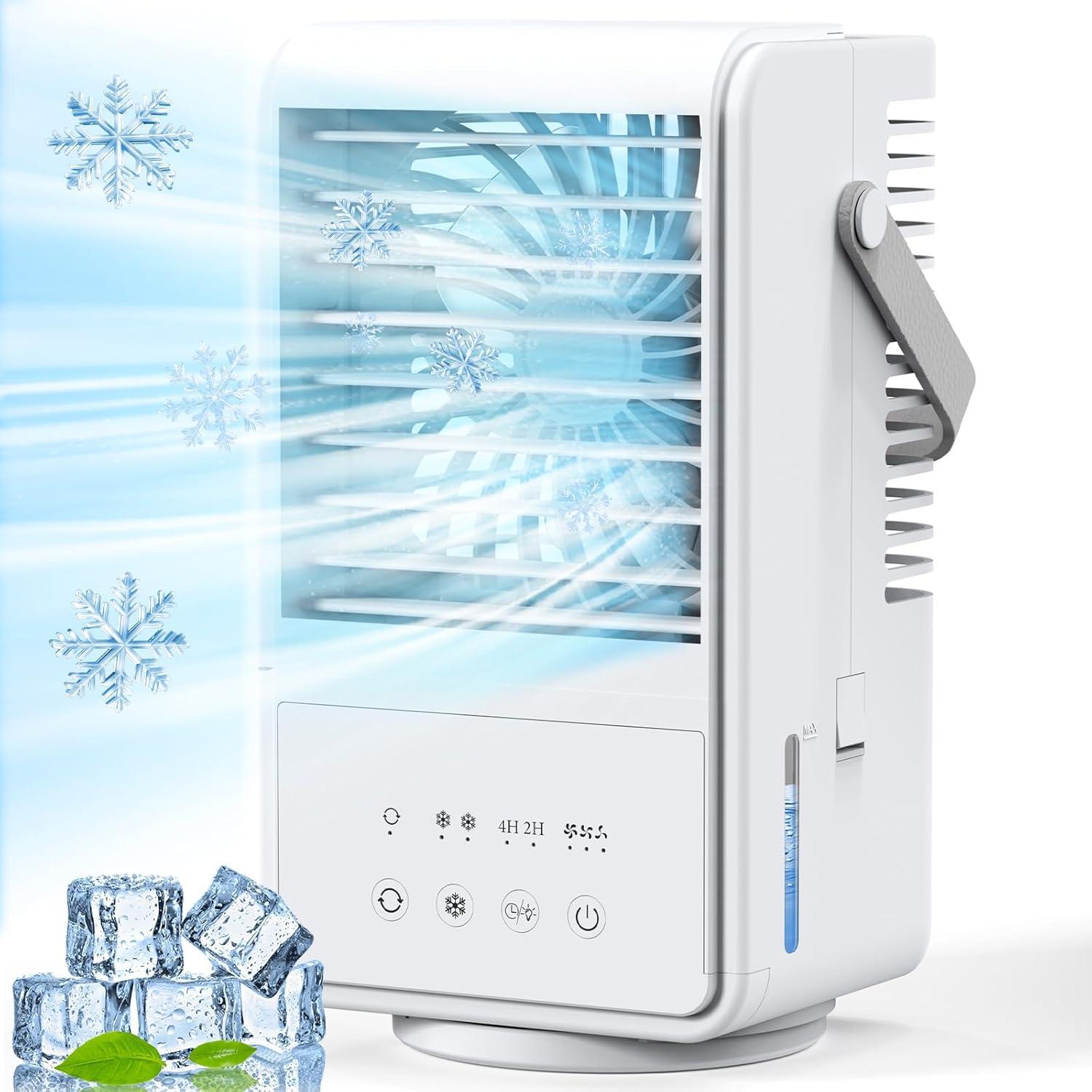 Portable AC Showdown: 90° Oscillating Fan vs Evaporative Cooler for Bedroom