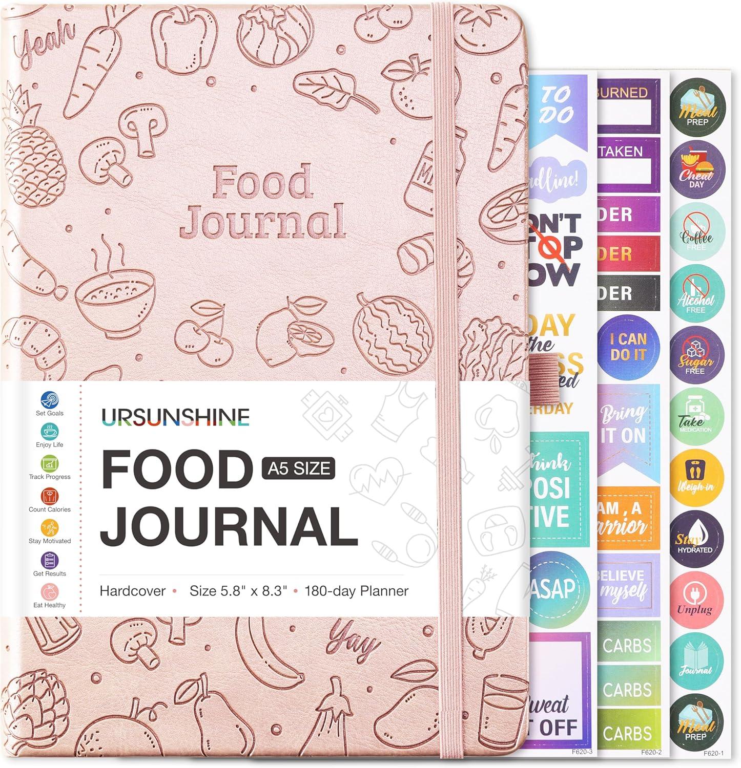 6-Month Planner vs. Rose Gold Design: Diet Journals for Women Tested on Tracking & Weight Loss