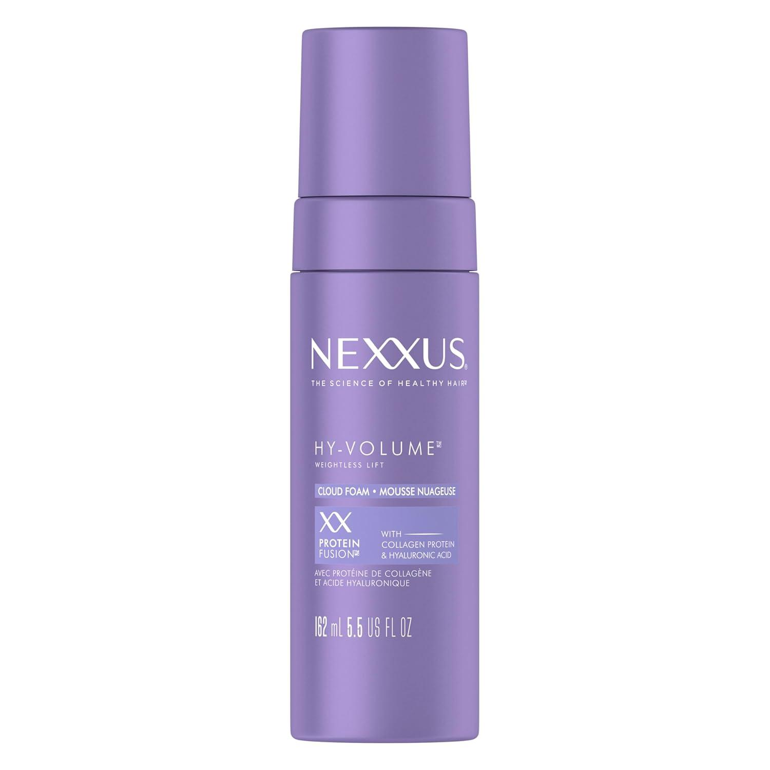 Nexxus HY-VOLUME Cloud Foam: 3X Volume Tested in 1 Use (No Stiffness)
