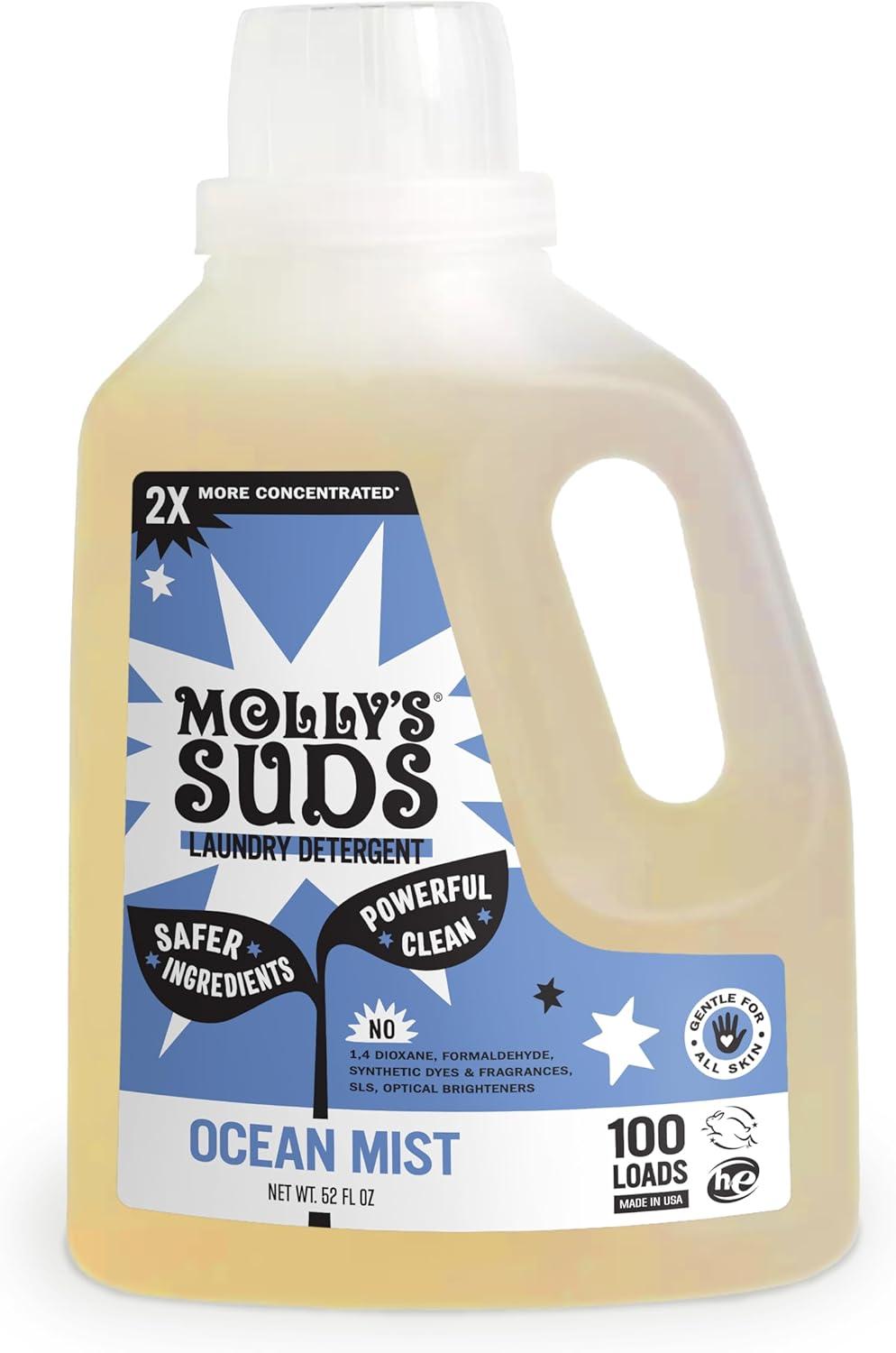 Surprising Laundry Detergent Showdown: Molly's Suds 2x Concentrated vs Ocean Mist 100 Loads