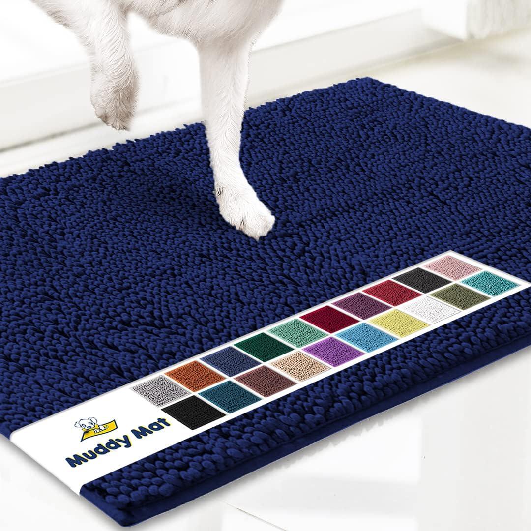 Muddy Mat® Showdown: Super Absorbent, Non-Slip, Quick Dry, Navy Blue Tested?