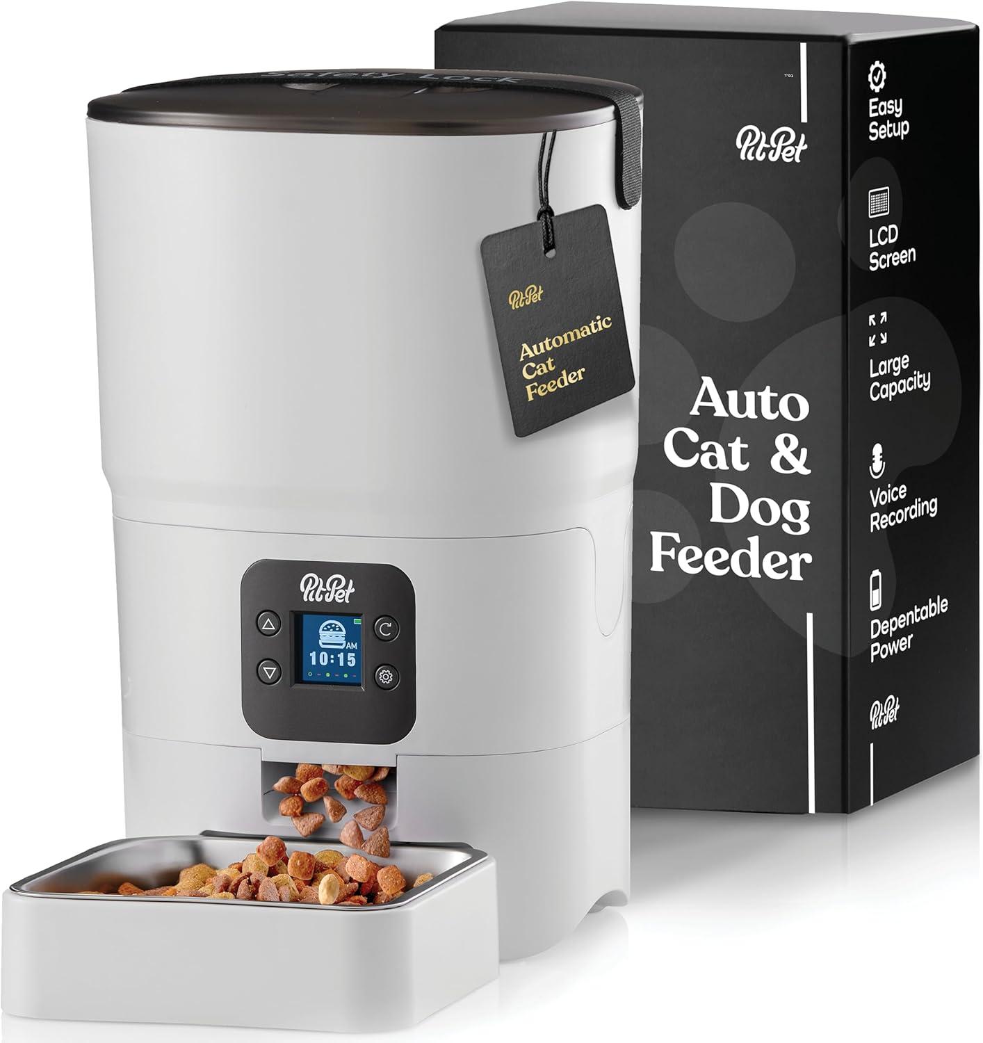 Smart Cat Feeder Showdown: 6-L Capacity vs LCD Setup - Tested for Busy Homes