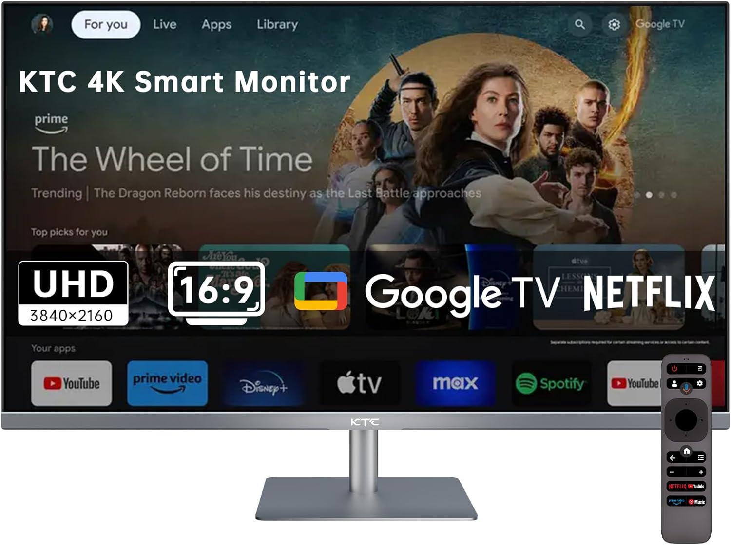 32-Inch 4K Smart Monitor Showdown: HDR, Type-C 65W PD, and Hey Google Voice Remote Tested for Streamers' Tech Needs