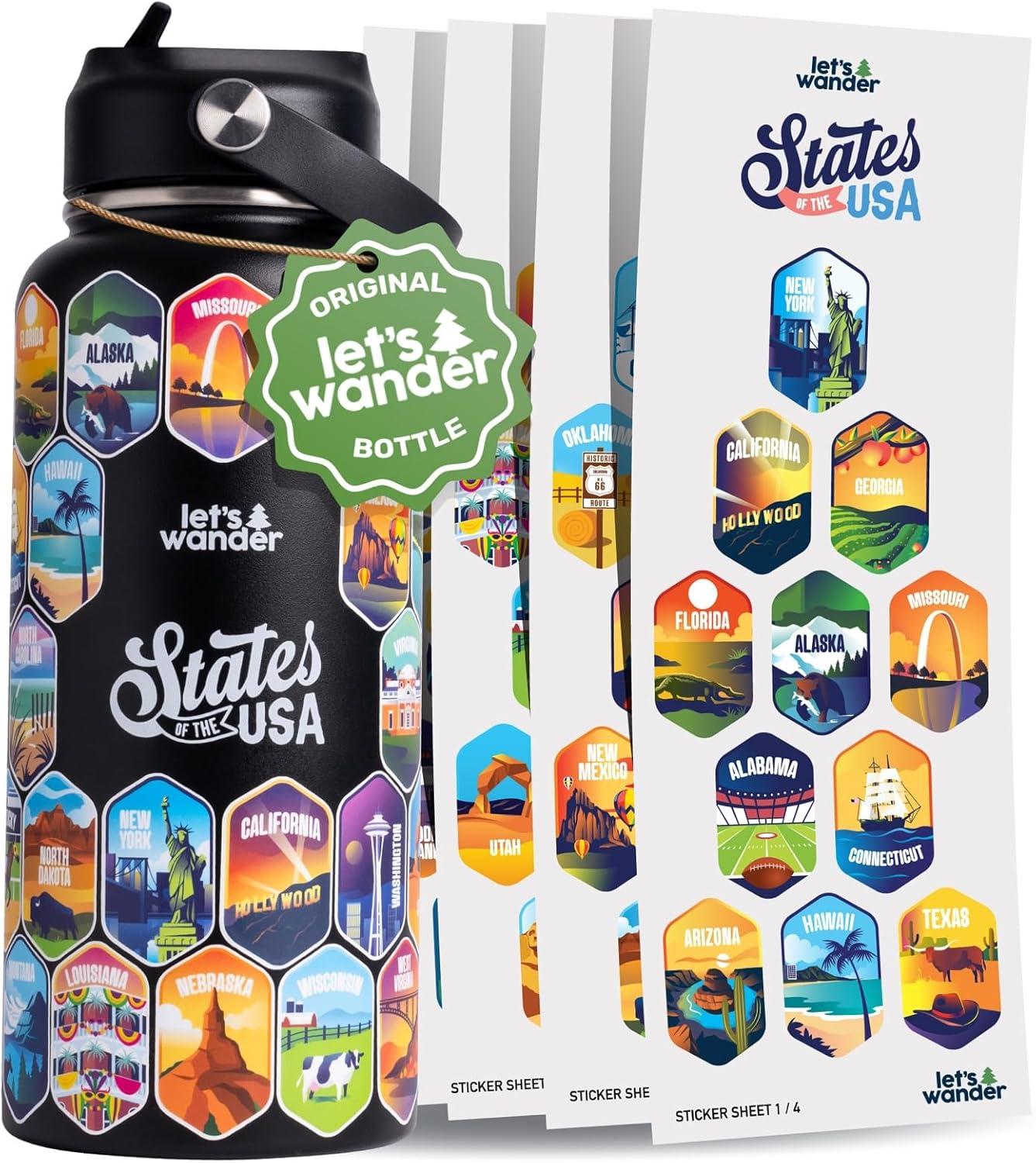 Travel Gear Tested: 32oz Bottle with Weatherproof Stickers