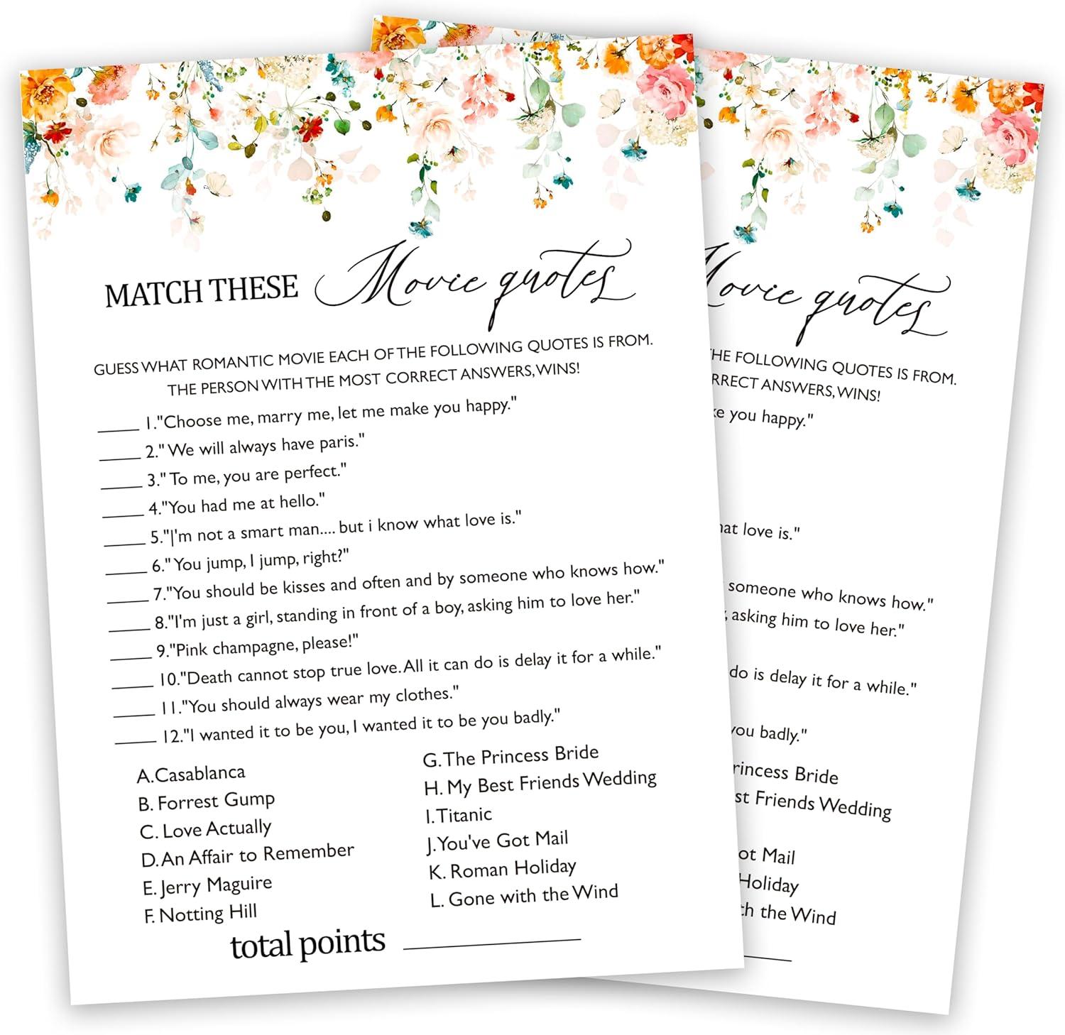 Wedding Games: A Surprising Insight into Bridal Favors