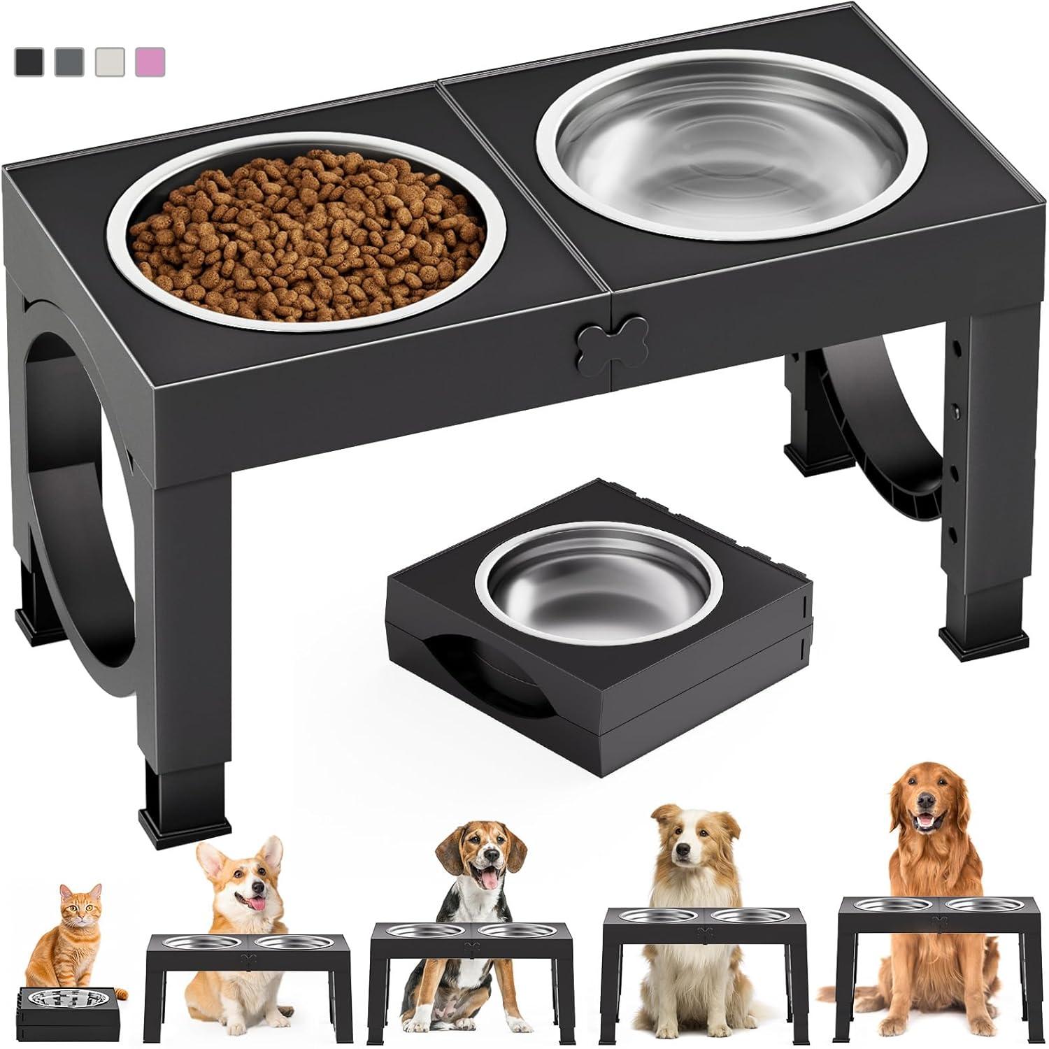 Elevated Dog Bowls Tested: 5 Heights vs. 1L Capacity for Large/Med