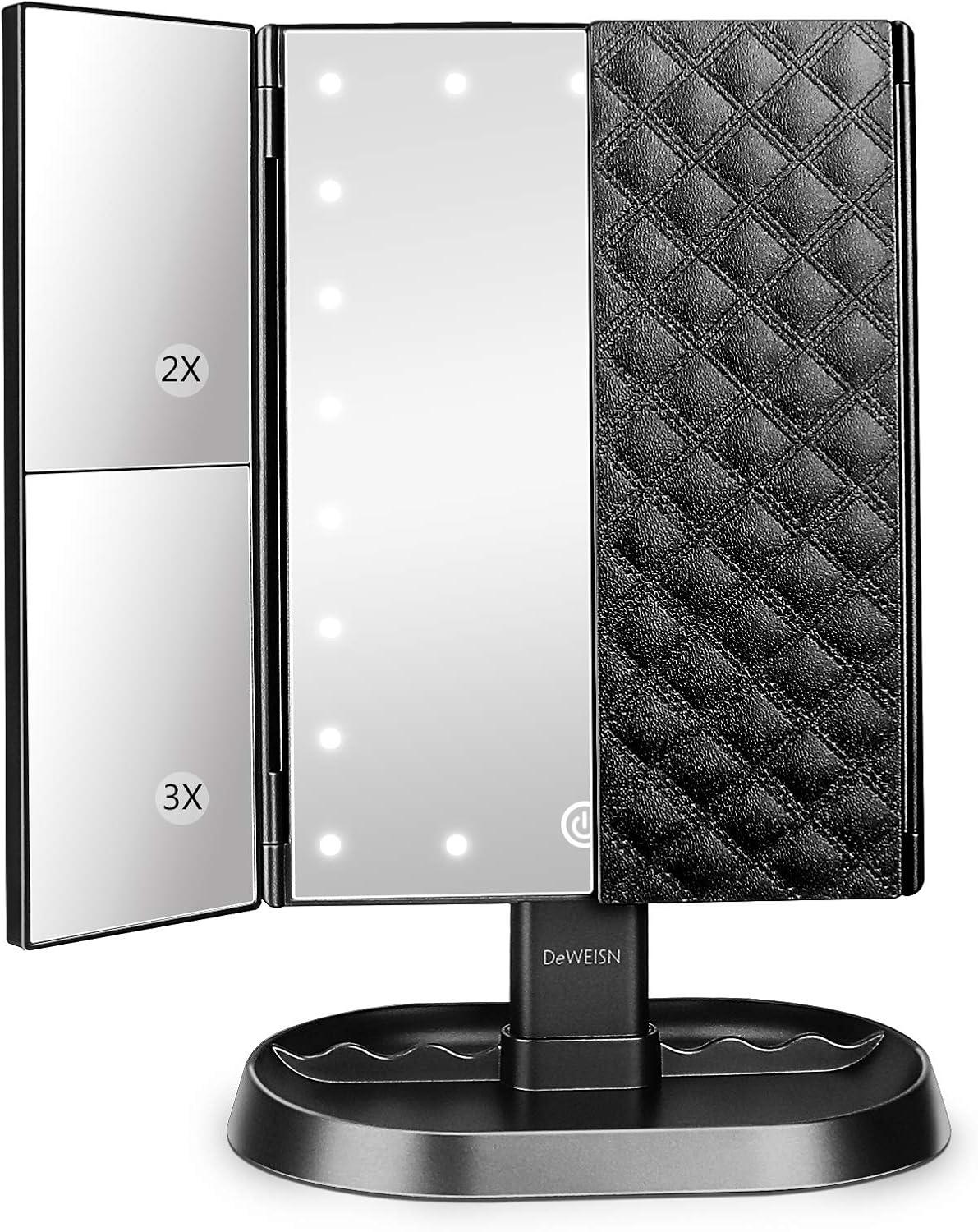 Showdown: Deweisn Mirror's 21 LEDs, 3x Magnification Tested for Surprising