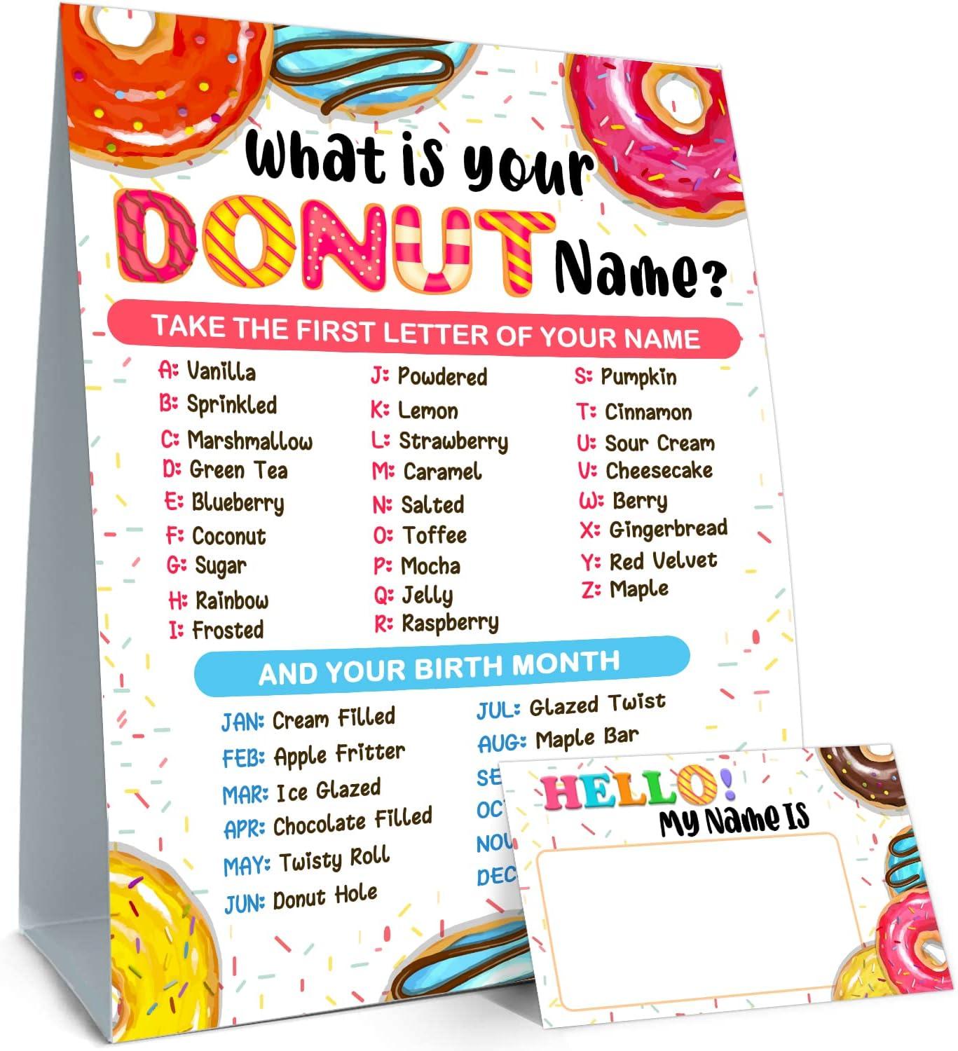 Surprising Party Supplies Showdown: Donut Game vs. Game Sign & 30 Cards