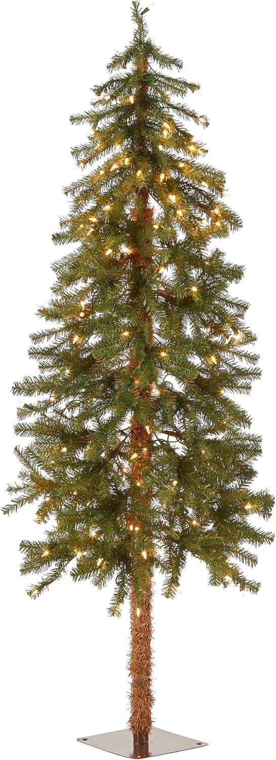 National Tree's Pre-Lit 5-Foot Hickory Cedar Slim Tree (Sturdy Stand) Tested for Last-Minute Buyers: Surprising Seasonal Pick