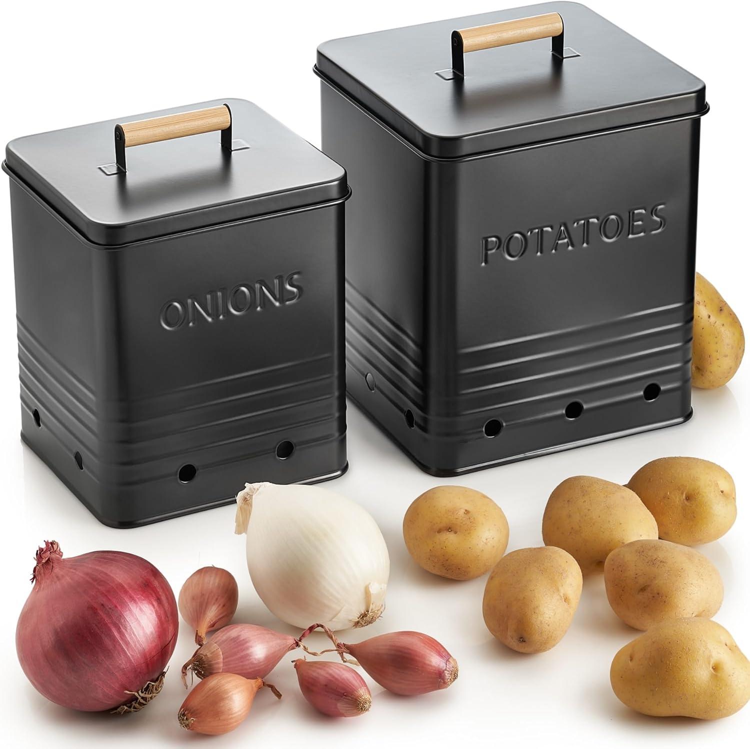 Spacious Potato Canisters vs. Food-Safe Onion Bins: Tested Kitchen Storage