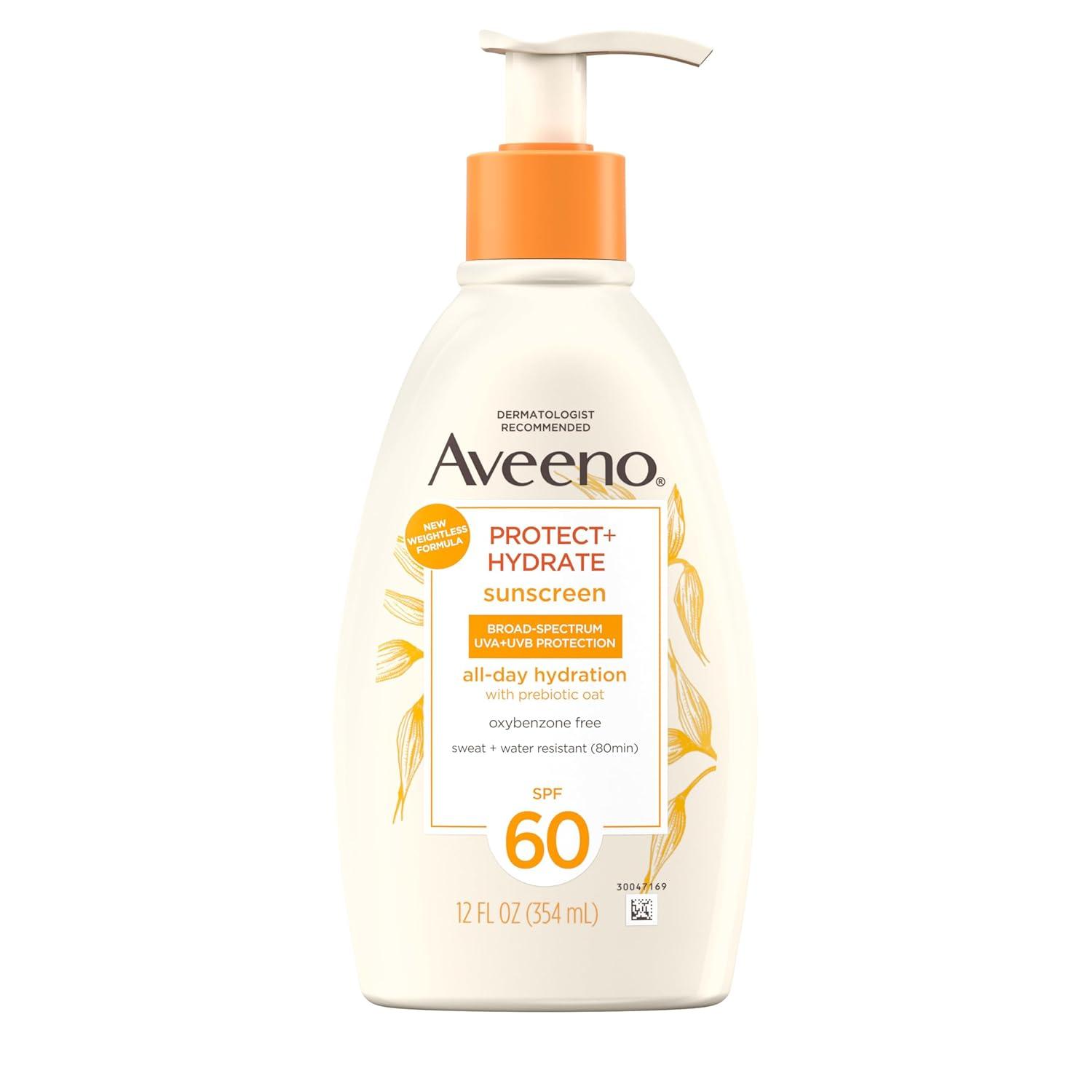Aveeno's Prebiotic Oat Sunscreen Showdown: vs. Weightless Formula's Surprising