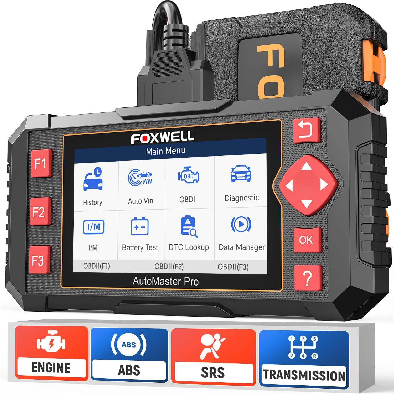 FOXWELL NT604 OBD2 Showdown: ABS, Live Data, Airbag Diag, Check Engine Tested for 2024 Buys