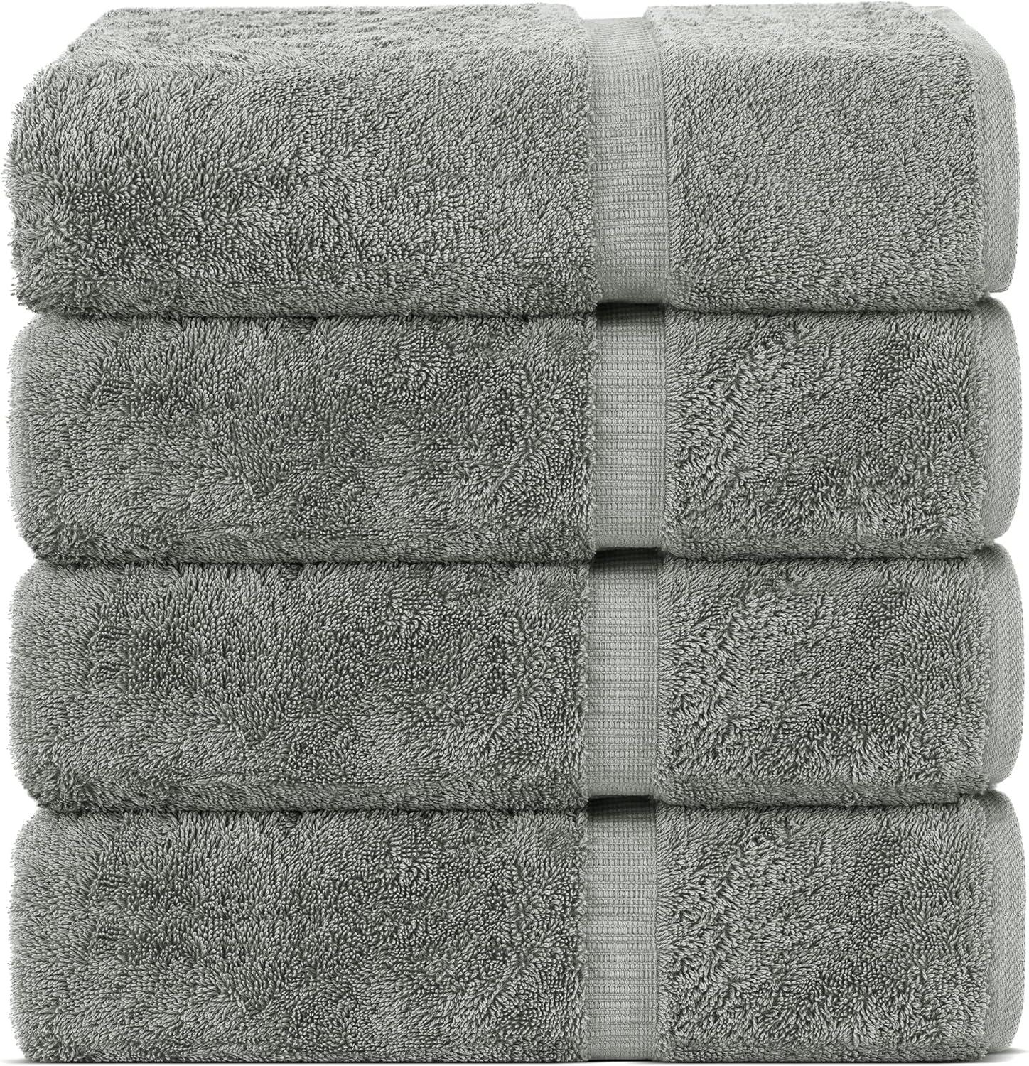 Chakir Turkish Towels Tested: 100% Cotton, Gray 4-Piece Set, & Surprising Spa-Quality Softness