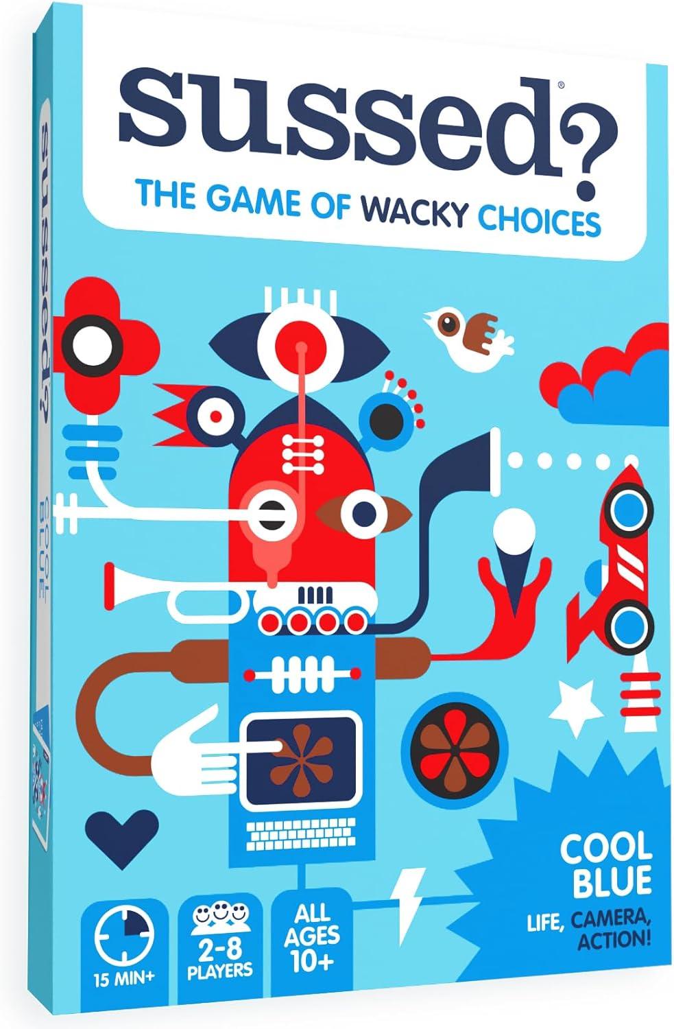 SUSSED Card Game Showdown: Surprising Travel Fun with Cool Blue Deck…
